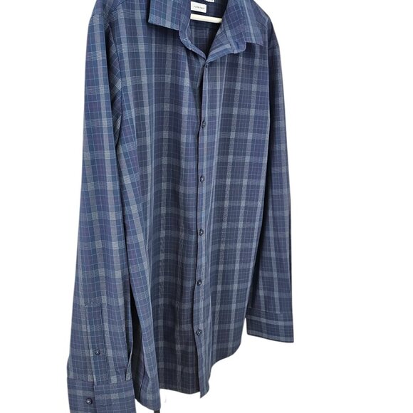 Mizzen + Main Mens Leeward Trim Fit Long Sleeve Button Up Shirt, Stretch, XL - Picture 4 of 7